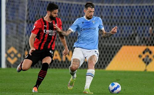 Lazio contre Milan AC