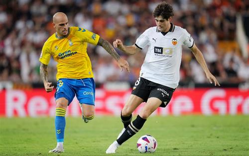 Las Palmas contre Valence