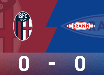 Rapport du match de la Ligue Europa : les deux équipes n'ont eu que trois tirs cadrés et Bologne à dix était à égalité avec Brannen 0-0