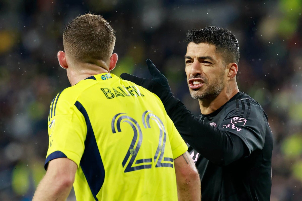 Journaliste : Suarez sera suspendu pour un match et manquera le G3 entre l'Inter Miami et Nashville