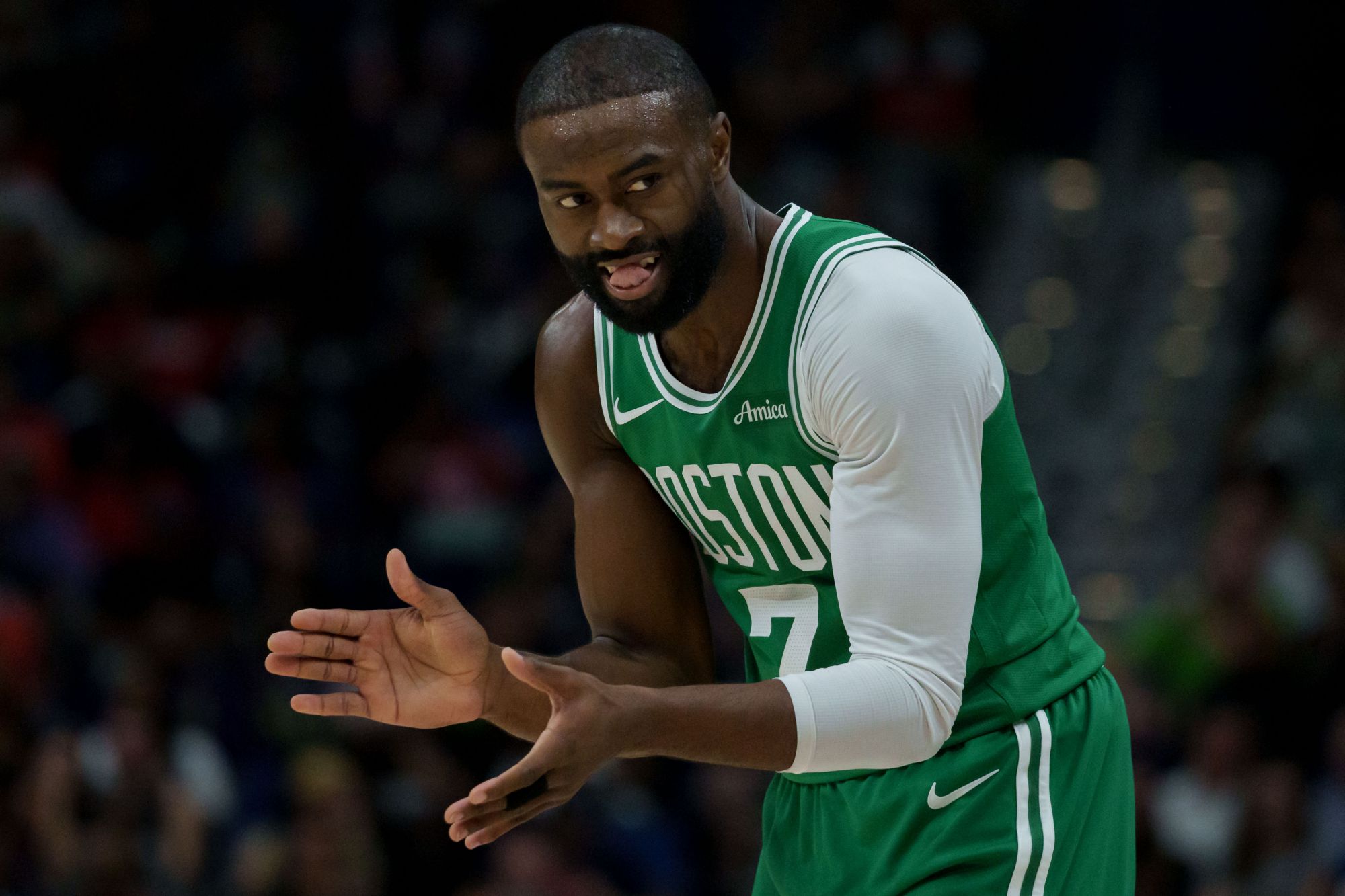 Jaylen Brown a marqué 35+5+5 dans le troisième temps le plus court, juste derrière Jordan et Doncic