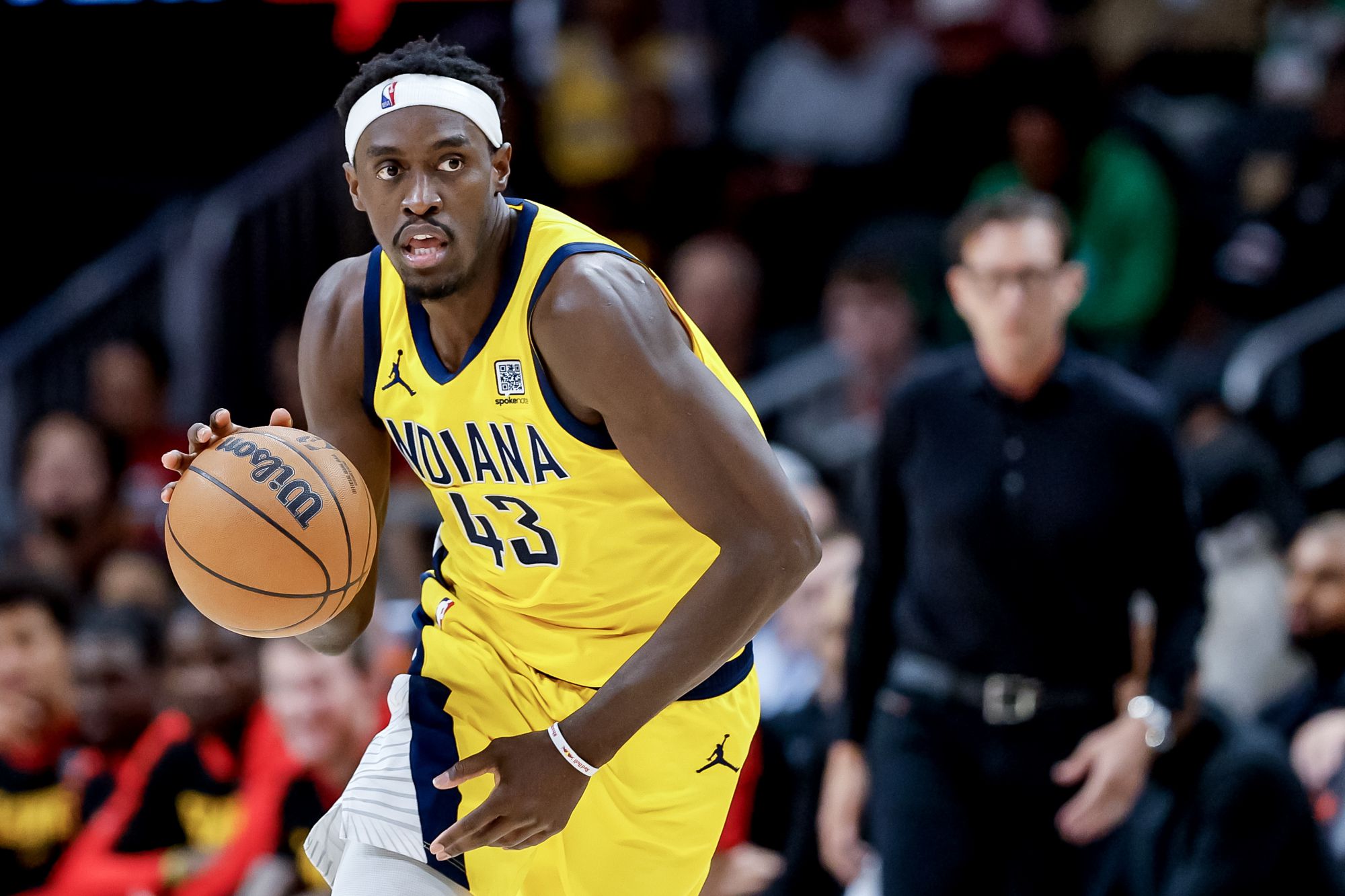 Siakam a réussi 4 des 8 paniers à trois points dans la mi-temps et a marqué 18 points, et a marqué 13 points au deuxième quart.